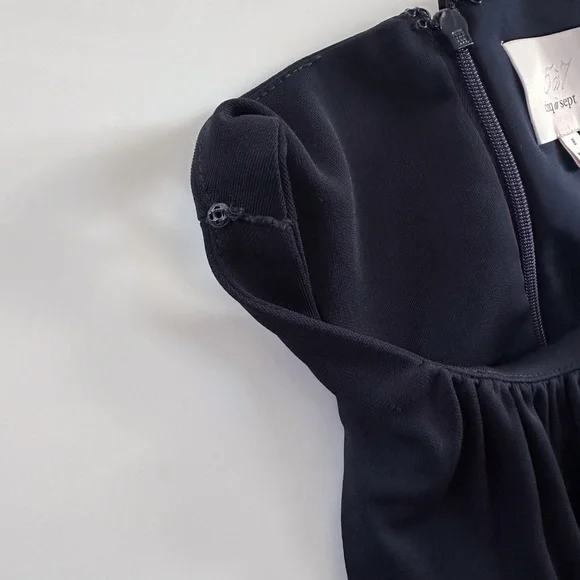 Cinq à Sept Lezlie Midi Dress in Navy - Picture 12 of 15